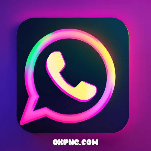 whatsapp icon vibrant colors